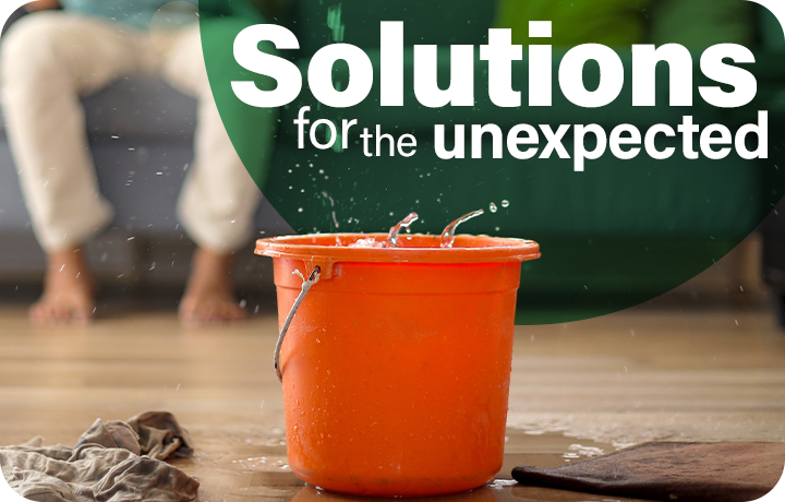 Solutions for leaking roof